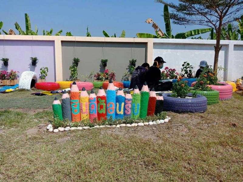 4. อบรมเชิงปฏิบัติการการจัดสภาพแวดล้อมภายนอก (สวนหย่อม BBL) วันที่ 25 กุมภาพันธ์ 2561 ณ ศูนย์พัฒนาเด็กเล็กบ้านท่าขุนราม